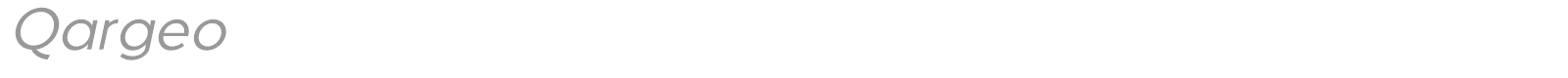 Qargeo font preview