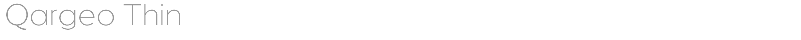 Qargeo font preview