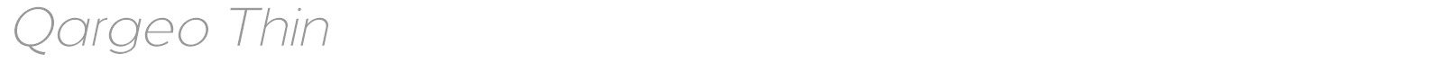 Qargeo font preview