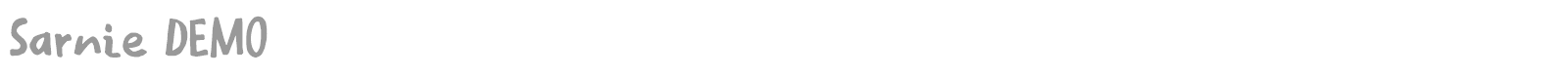 Sarnie font preview
