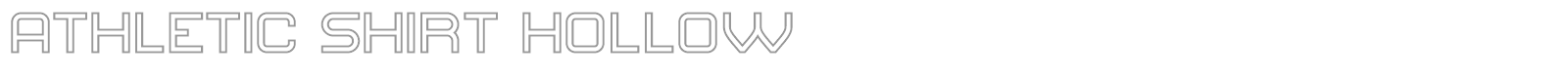 Athletic Shirt font preview