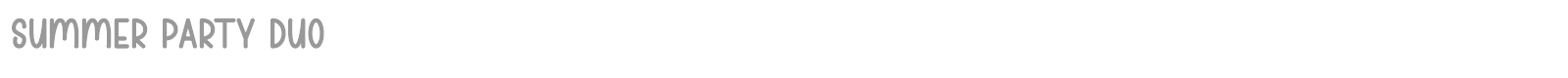 Summer Monoline font preview