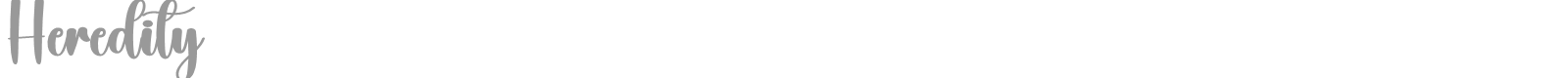 Heredity font preview