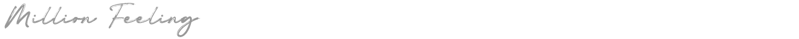 Million Feeling font preview