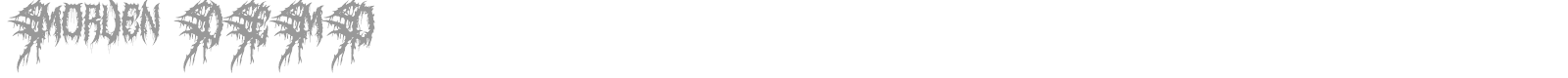 Morven font preview
