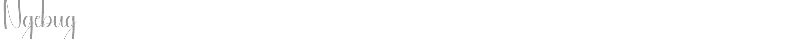 Ngebug font preview