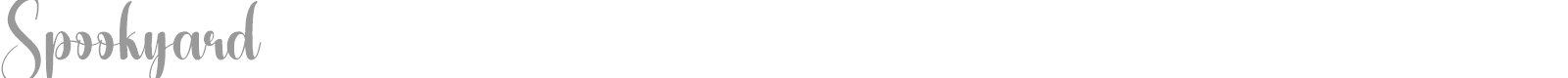 Spookyard font preview