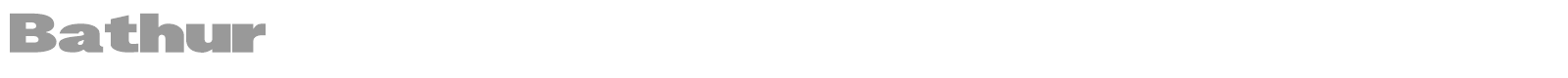 Bathur font preview