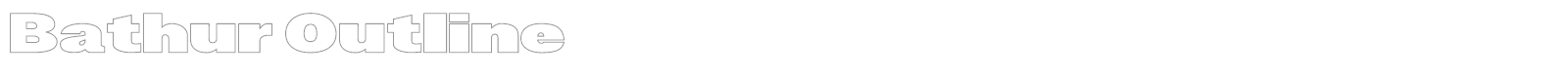 Bathur font preview