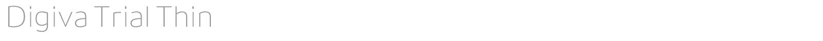 Digiva font preview