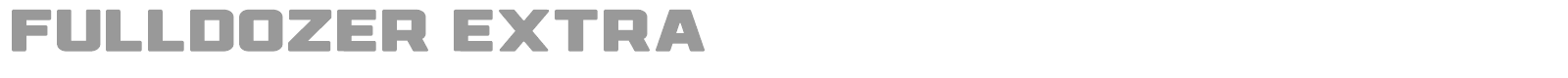 Fulldozer font preview