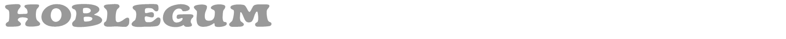 Hoblegum font preview