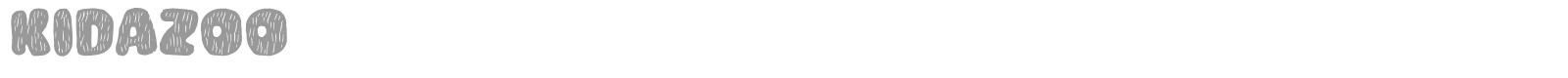 Kidazoo font preview