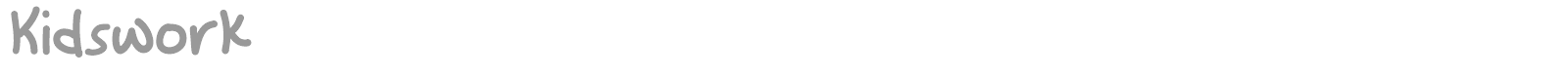 Kidswork font preview