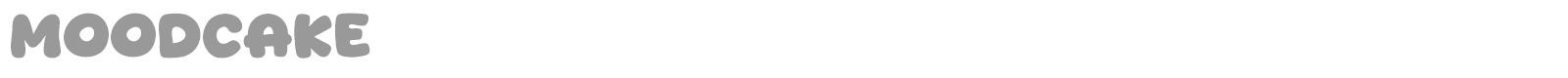 Moodcake font preview