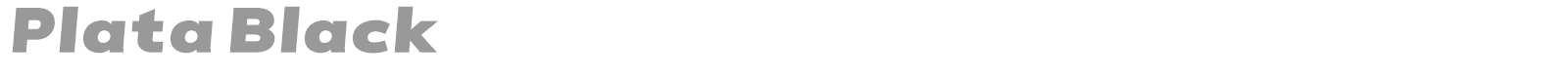Plata font preview