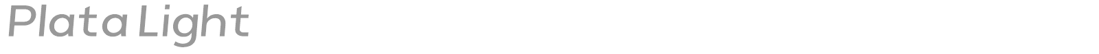 Plata font preview