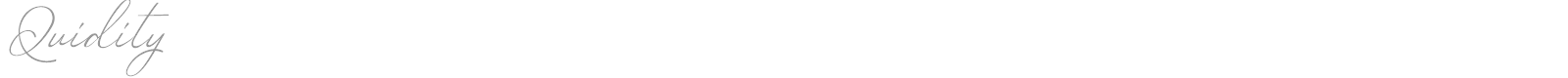 Quidity font preview