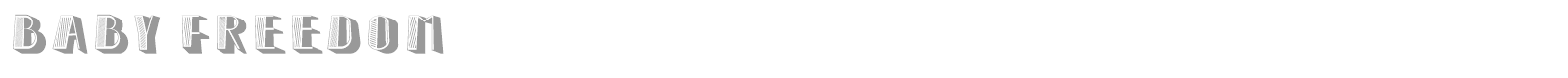 Baby Freedom font preview