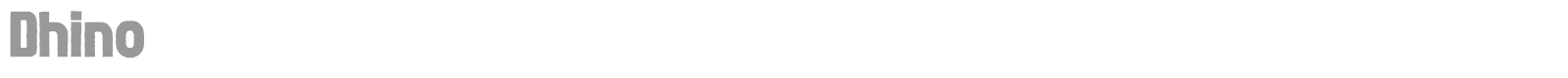 Dhino font preview