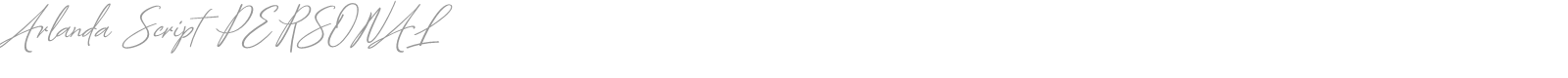 Arlanda Script font preview