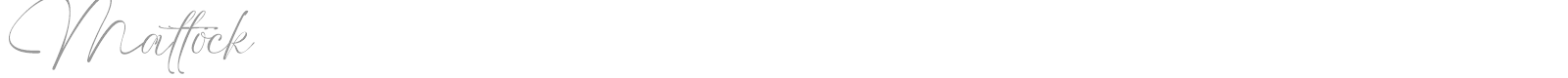 Mattock font preview