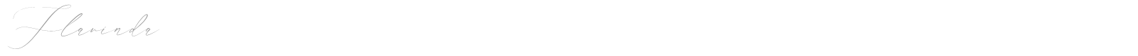 Flavinda font preview