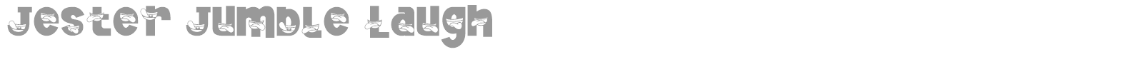 Jester Jumble font preview