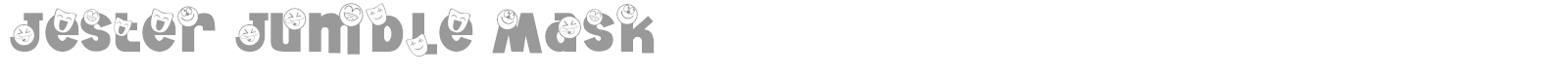 Jester Jumble font preview