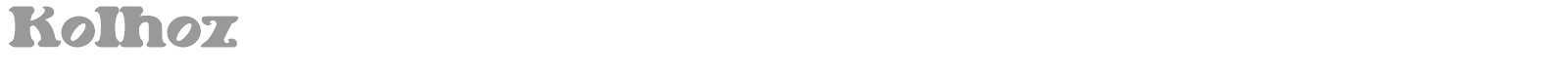 Kolhoz font preview