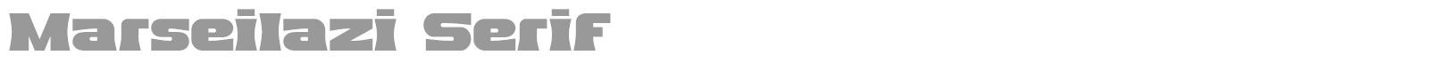 Marseilazi font preview