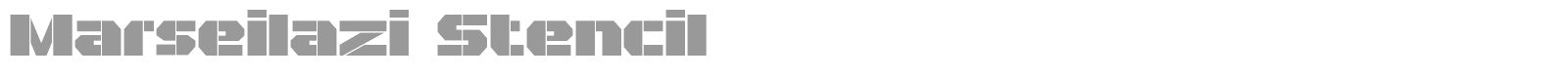 Marseilazi font preview