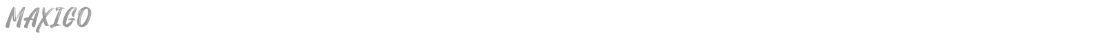 Maxigo font preview