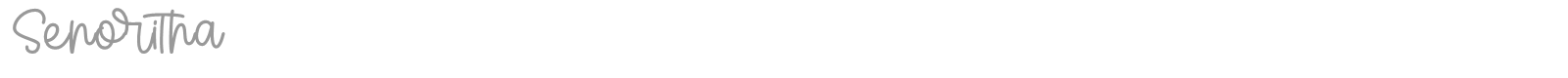 Senoritha font preview
