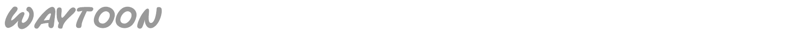 Waytoon font preview