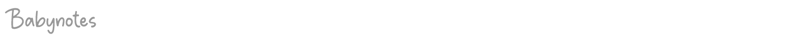 Babynotes font preview
