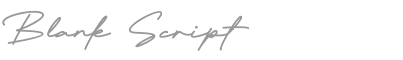 Blank Script Font | wfonts.com - download free