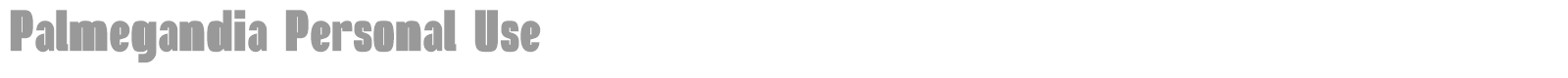 Palmegandia font preview