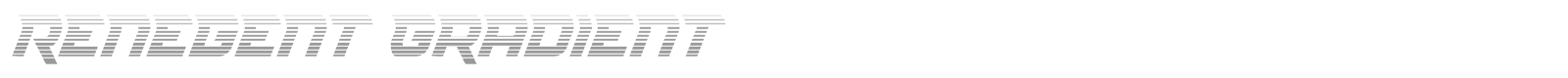 Renegent font preview