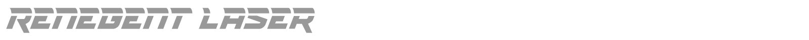 Renegent font preview