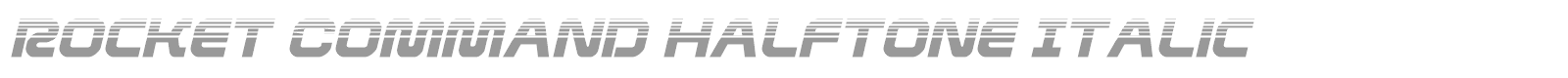 Rocket Command font preview
