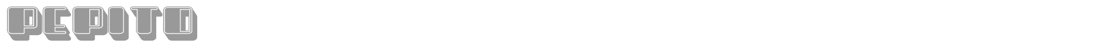 Pepito font preview