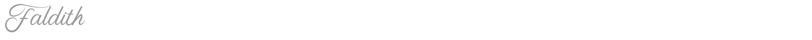 Faldith font preview