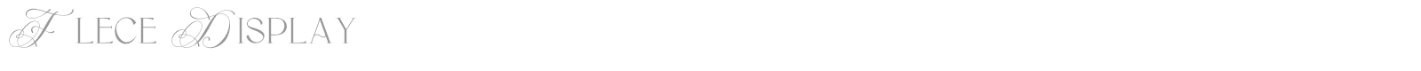 Flece Display font preview