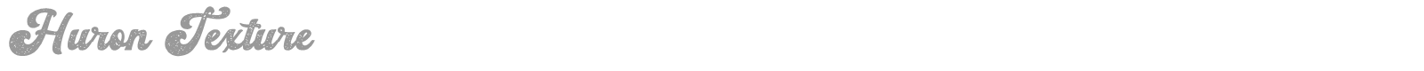 Huron font preview