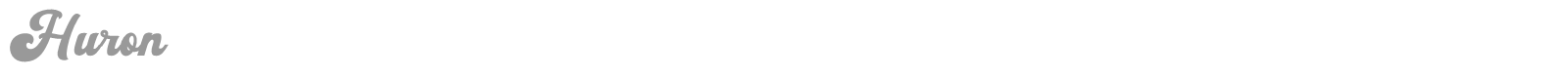 Huron font preview