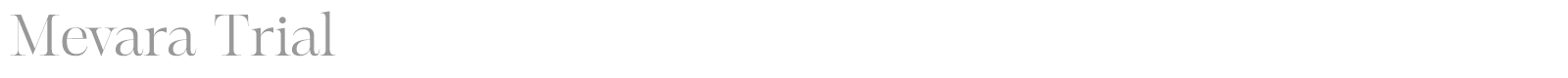 Mevara font preview