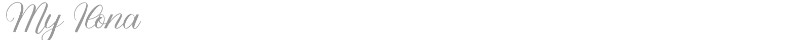 My Ilona font preview