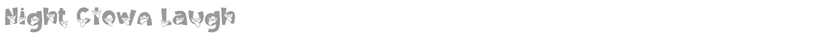 Night Clown font preview