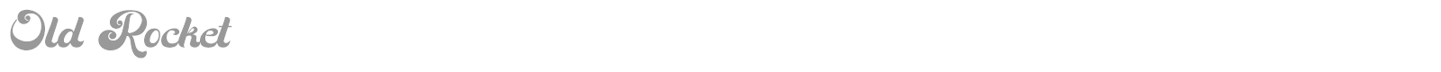 Old Rocket font preview
